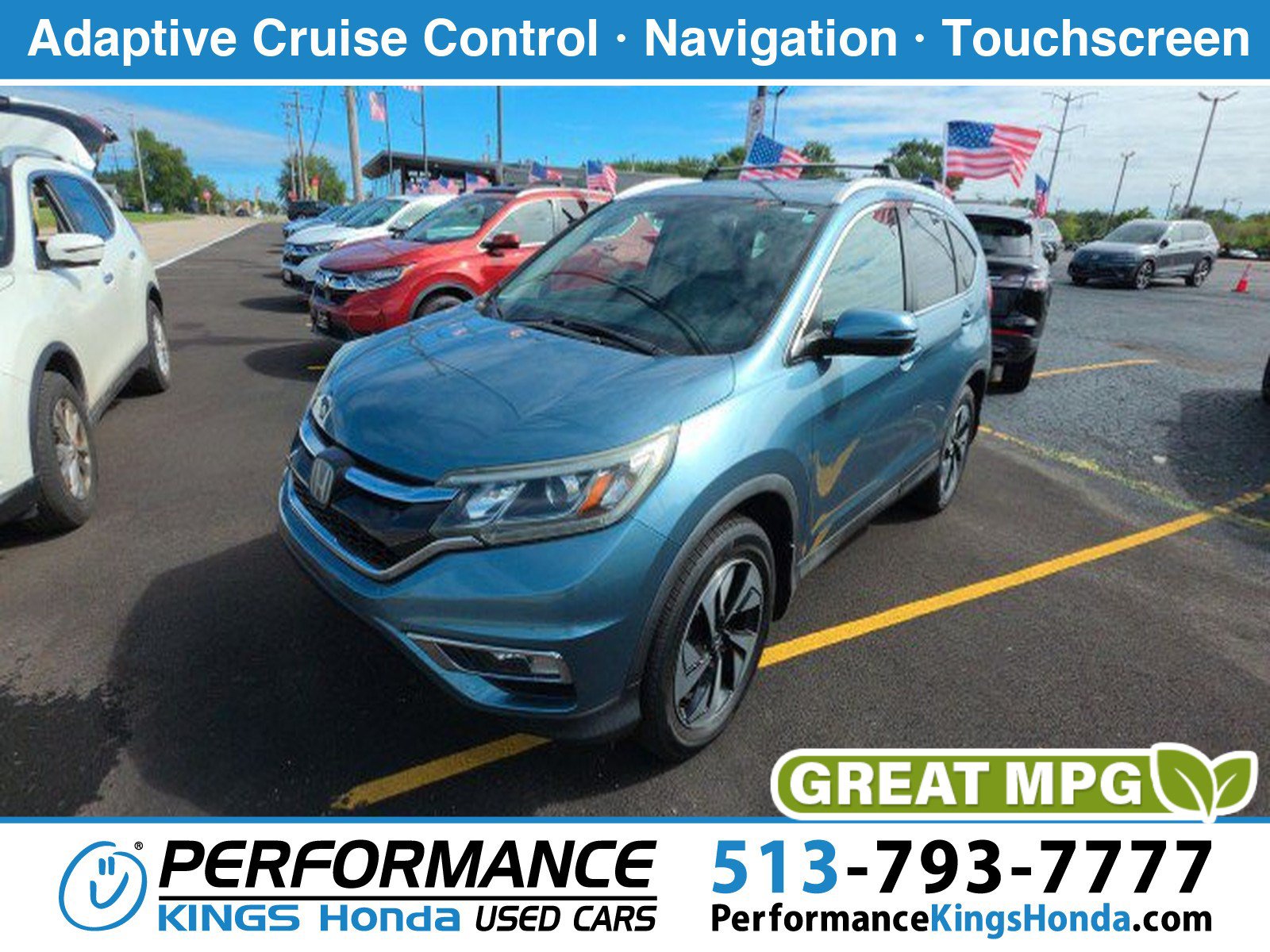 Used 2015 Honda CR-V Touring image 1
