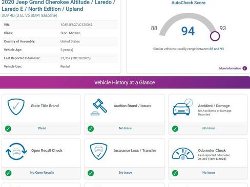 Used 2020 Jeep Grand Cherokee Laredo image 3