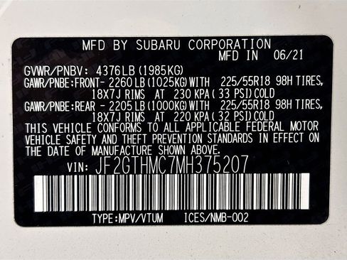 Used 2021 Subaru Crosstrek 2.5i Limited w/ Moonroof Package 1 AWD/4WD image 27