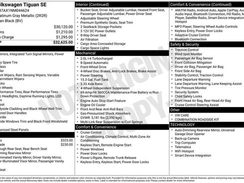 Used 2022 Volkswagen Tiguan SE image 5
