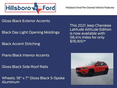 Used 2021 Jeep Cherokee Latitude Plus image 10
