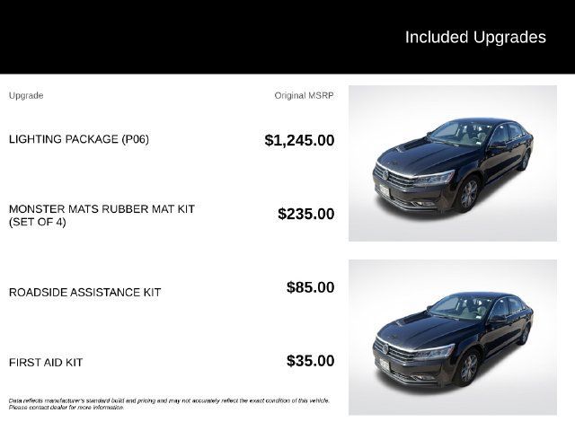 Used 2016 Volkswagen Passat 1.8T S w/ Lighting Package (P06) FWD image 5
