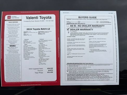 Used 2024 Toyota RAV4 LE AWD/4WD image 12