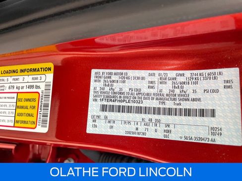 Used 2023 Ford Ranger XLT w/ Equipment Group 302A High image 22