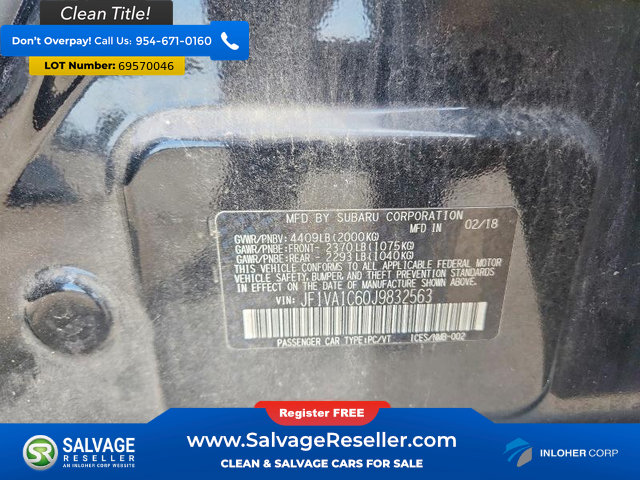 Used 2018 Subaru WRX Premium AWD/4WD image 16