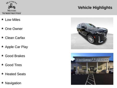 Used 2023 Cadillac Escalade ESV Premium Luxury w/ Performance Package AWD/4WD image 13
