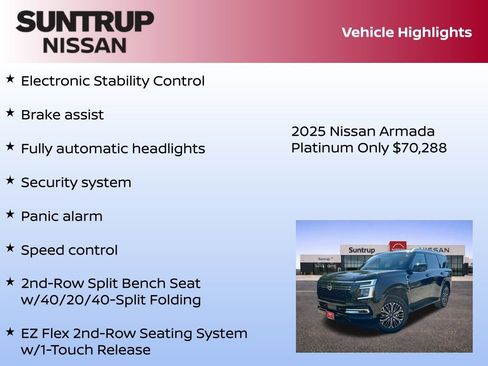 New 2025 Nissan Armada Platinum image 39