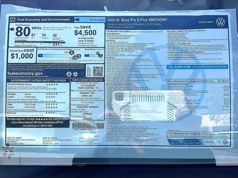 New 2025 Volkswagen ID. Buzz Pro S Plus image 11