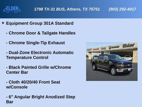 Used 2025 Ford F150 XLT w/ Equipment Group 301A Standard AWD/4WD image 6