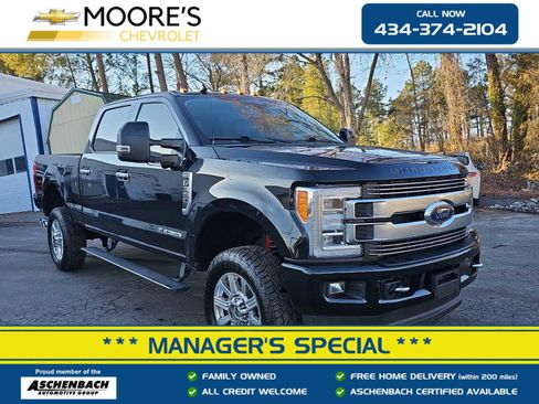 Used 2019 Ford F350 Limited w/ Snow Plow Prep Package image 1