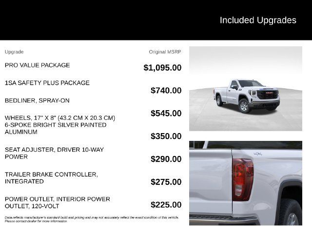 Certified 2025 GMC Sierra 1500 Pro w/ Pro Value Package AWD/4WD image 5