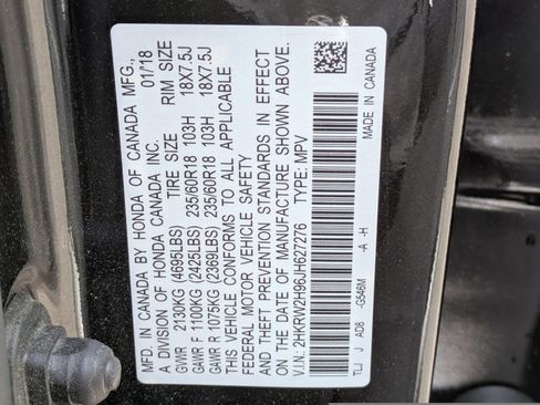 Used 2018 Honda CR-V Touring image 15