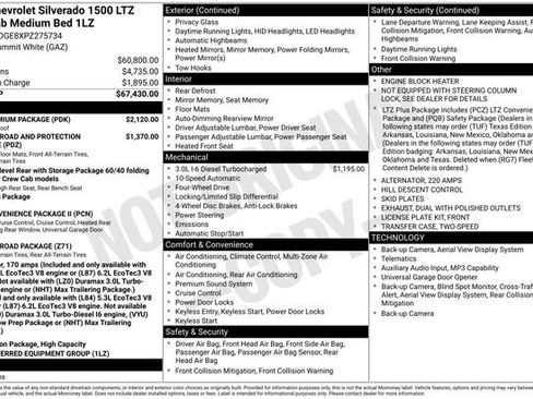 Used 2023 Chevrolet Silverado 1500 LTZ w/ LTZ Premium Package AWD/4WD image 16