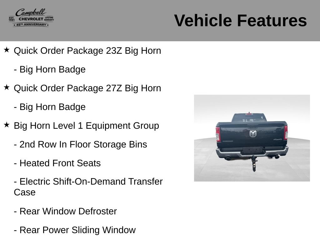 Used 2024 RAM 1500 Big Horn AWD/4WD image 5