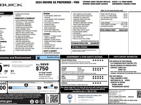 Used 2024 Buick Encore GX Preferred FWD image 38