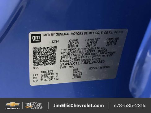 Certified 2025 Chevrolet Equinox RS w/ Safety and Technology Package image 65