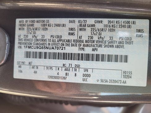 Used 2022 Ford Escape SE image 33