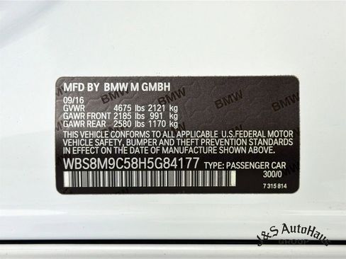 Used 2017 BMW M3 RWD image 39