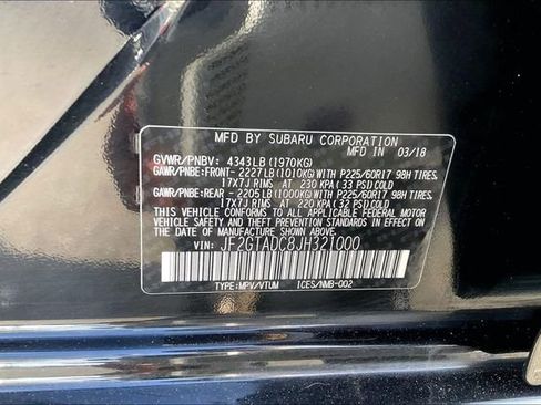 Used 2018 Subaru Crosstrek 2.0i Premium w/ Eyesight System AWD/4WD image 36