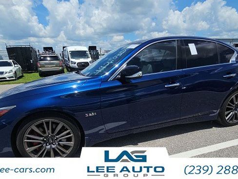 Used 2019 INFINITI Q50 Red Sport 400 RWD image 4