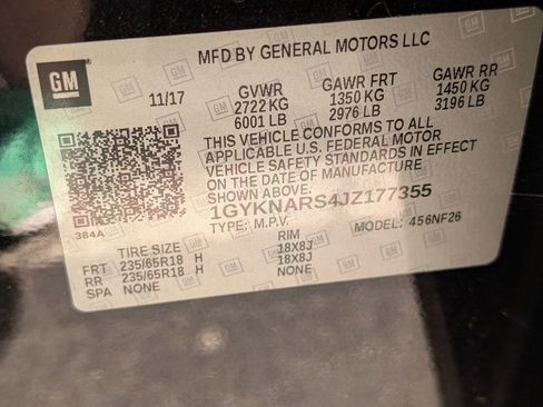 Used 2018 Cadillac XT5 FWD w/ LPO, Wheel Lock Package image 30