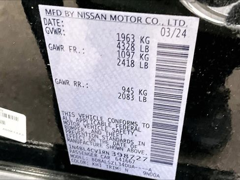 Certified 2024 Nissan Altima 2.5 SR image 33