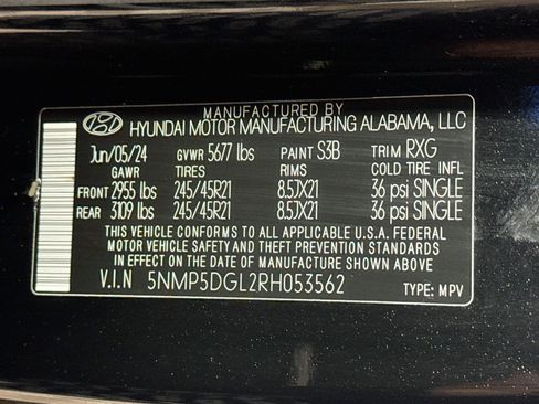 Used 2024 Hyundai Santa Fe Calligraphy AWD/4WD image 31