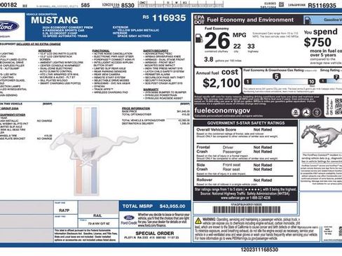 Used 2024 Ford Mustang Premium RWD image 11