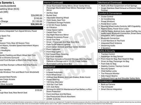 Used 2020 Kia Sorento L image 3