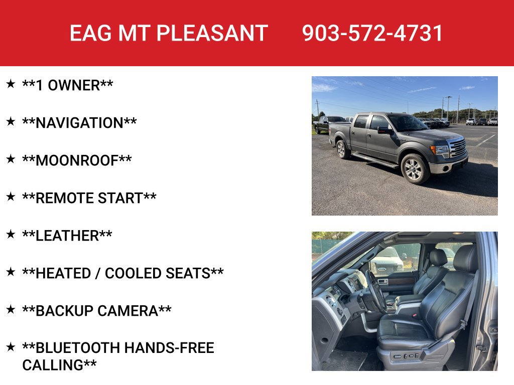Used 2013 Ford F150 Lariat w/ Mid Equipment Group RWD image 4