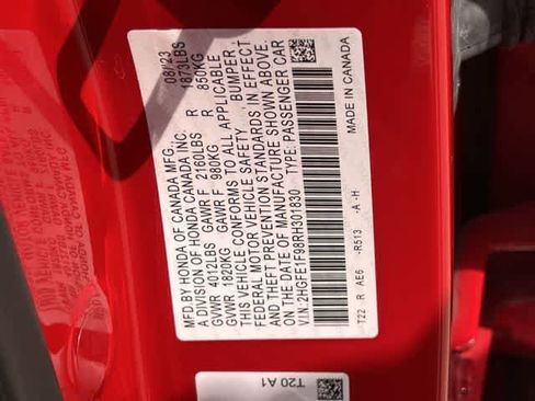 Certified 2024 Honda Civic Touring image 22