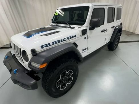 Used 2022 Jeep Wrangler Unlimited Rubicon 4xe w/ Cold Weather Group AWD/4WD image 4