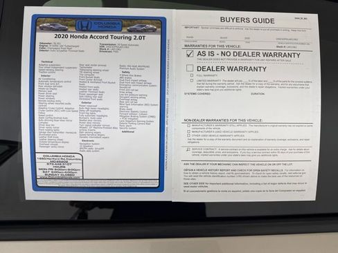 Used 2020 Honda Accord Touring image 37