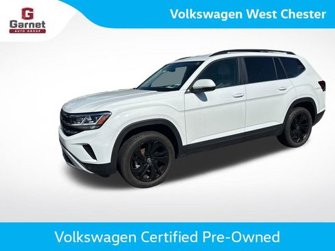 Used 2023 Volkswagen Atlas SE w/ Black Wheel Package AWD/4WD image 1