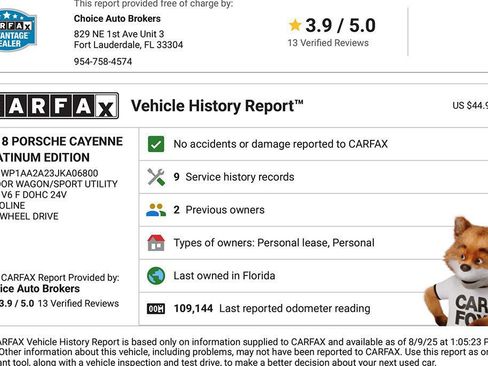 Used 2018 Porsche Cayenne Platinum Edition image 2