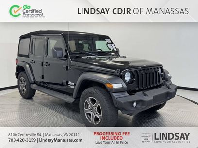 Certified 2018 Jeep Wrangler Unlimited Sport S