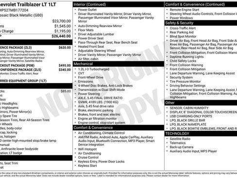 Certified 2021 Chevrolet TrailBlazer LT w/ Convenience Package image 7
