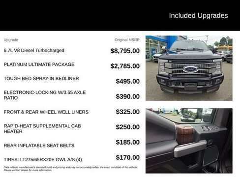 Used 2017 Ford F350 Platinum w/ Platinum Ultimate Package AWD/4WD image 7
