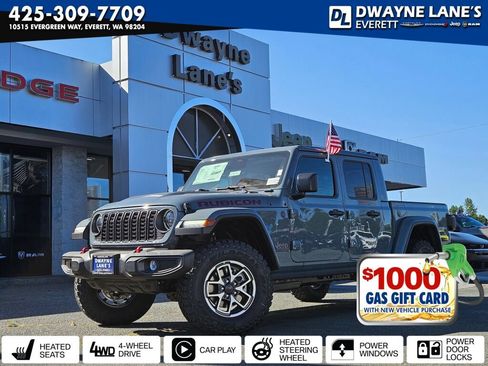 New 2026 Jeep Gladiator Rubicon w/ Steel Power Dome Hood Package AWD/4WD image 1