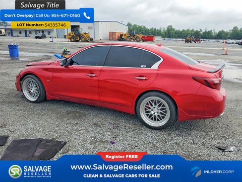 Used 2019 INFINITI Q50 Red Sport 400 w/ Cargo Package (L96) RWD image 3