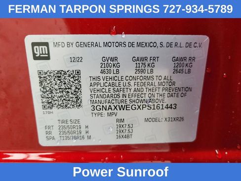 Certified 2023 Chevrolet Equinox RS w/ RS Leather Package image 23