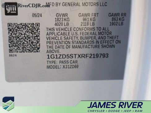 Used 2024 Chevrolet Malibu LT FWD image 39
