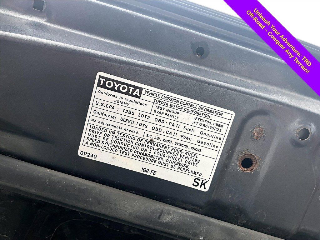 Used 2015 Toyota Tacoma 4x4 Double Cab w/ TRD Off-Road Package image 34