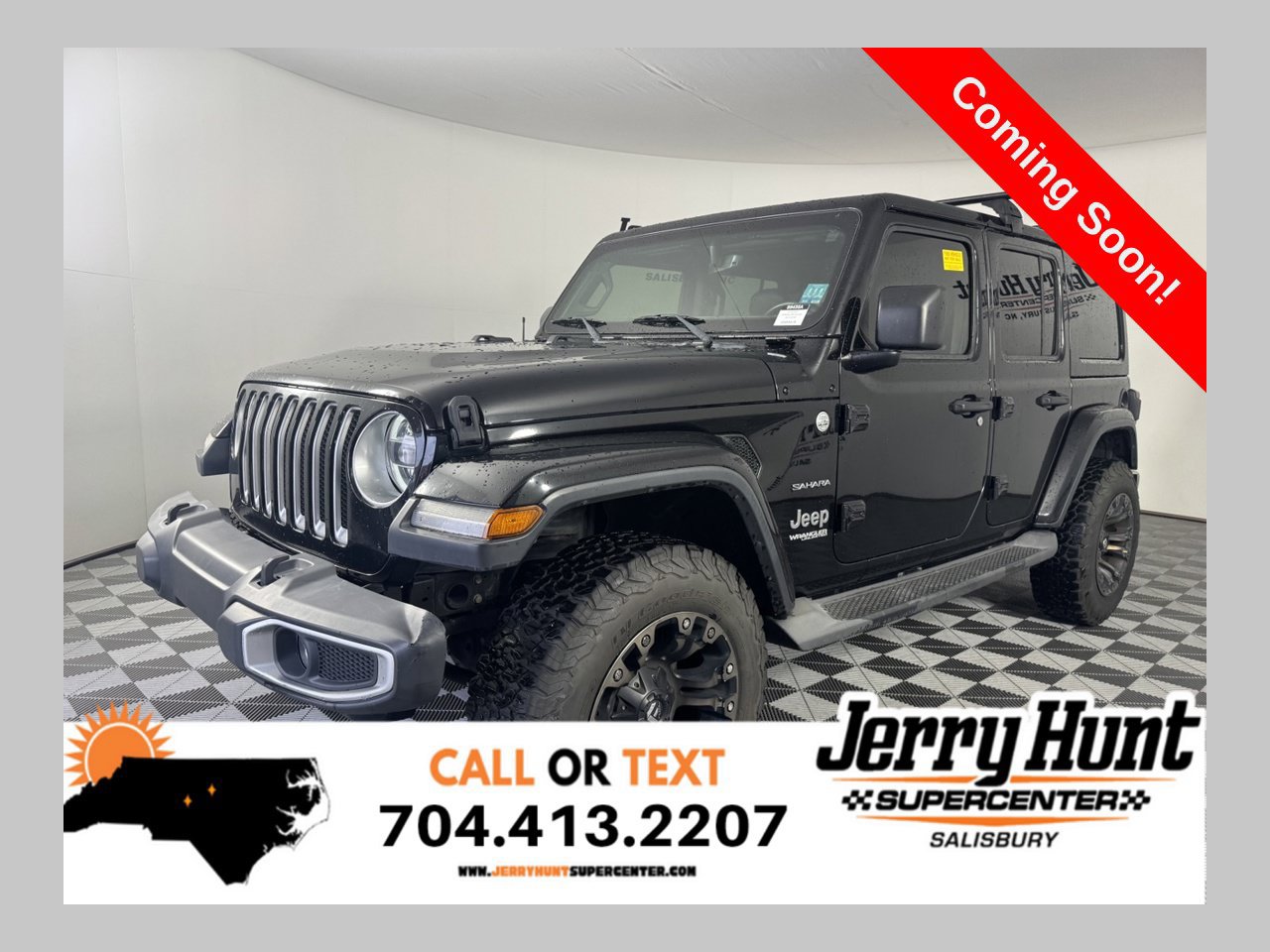 Used 2018 Jeep Wrangler Unlimited Sahara AWD/4WD image 1