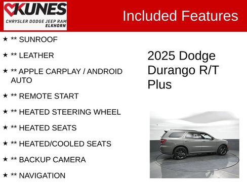 Used 2025 Dodge Durango R/T AWD/4WD image 2
