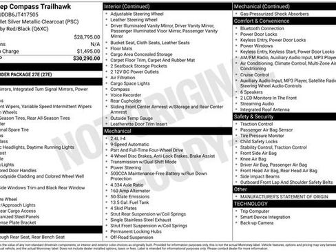 Used 2018 Jeep Compass Trailhawk image 27