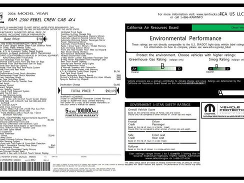 Used 2024 RAM 2500 Rebel w/ Safety Group image 51