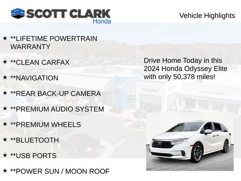 Used 2024 Honda Odyssey Elite image 11