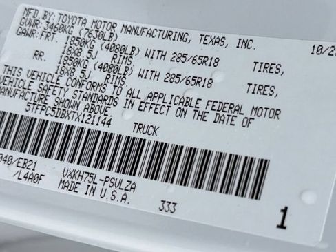 Used 2026 Toyota Tundra TRD Pro AWD/4WD image 14