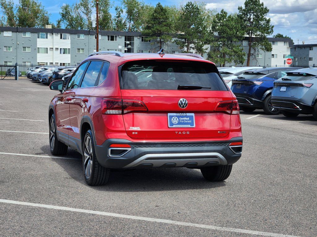 Certified 2023 Volkswagen Taos SE w/ Panoramic Sunroof Package AWD/4WD image 5